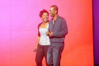 Gladys Knight and Tony Rock (Brad Barket/Getty Images)